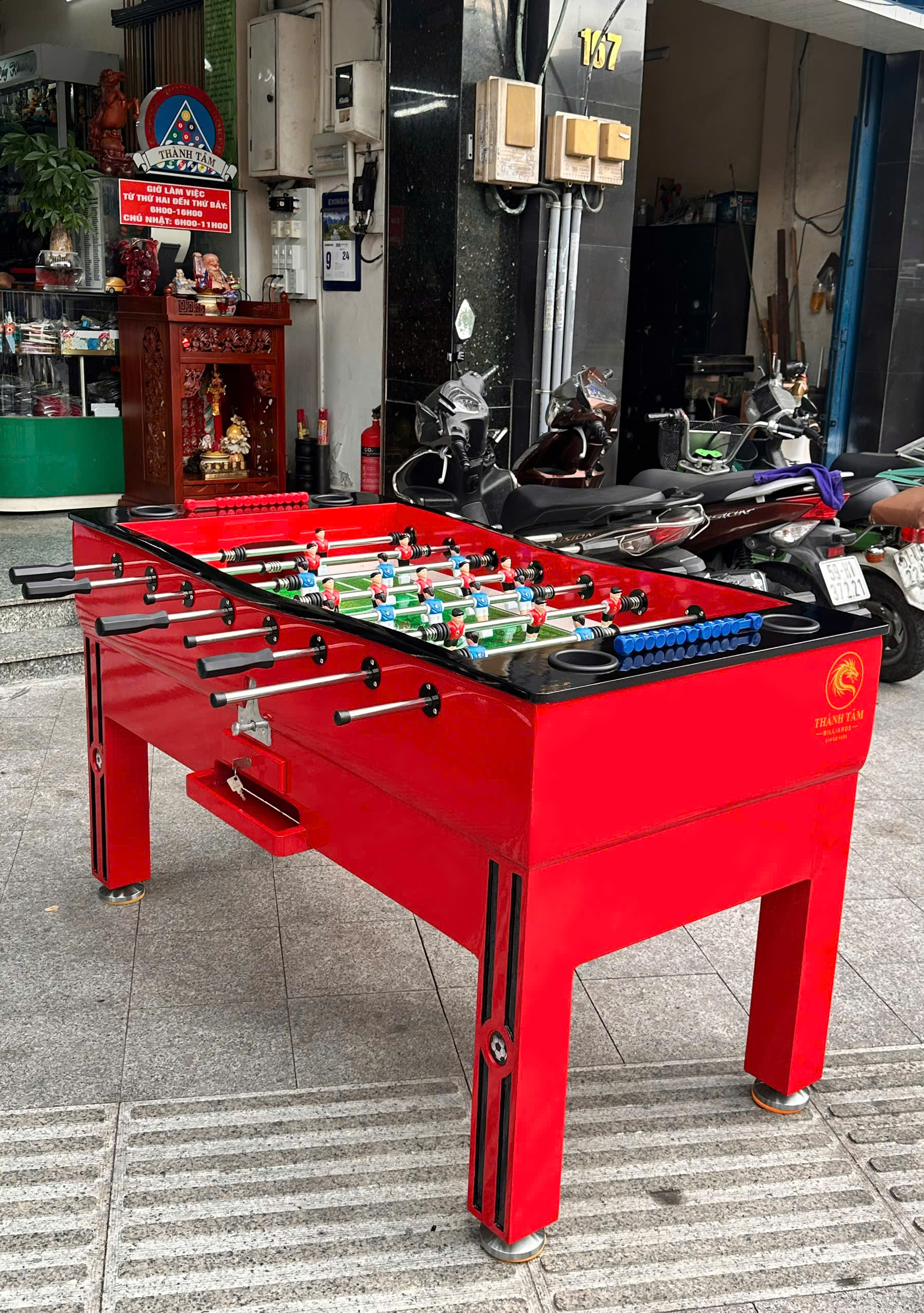 Bàn đá banh serial 9